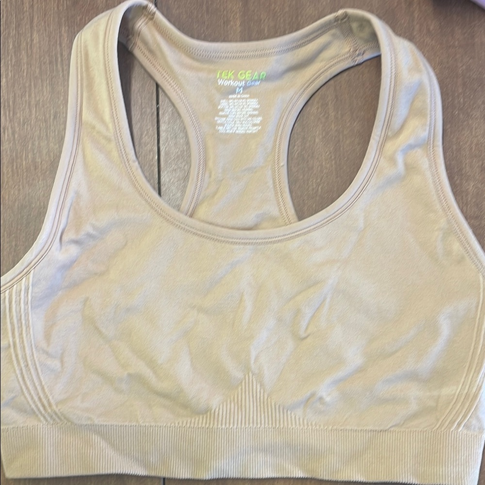 Women's Tan Sports Bra